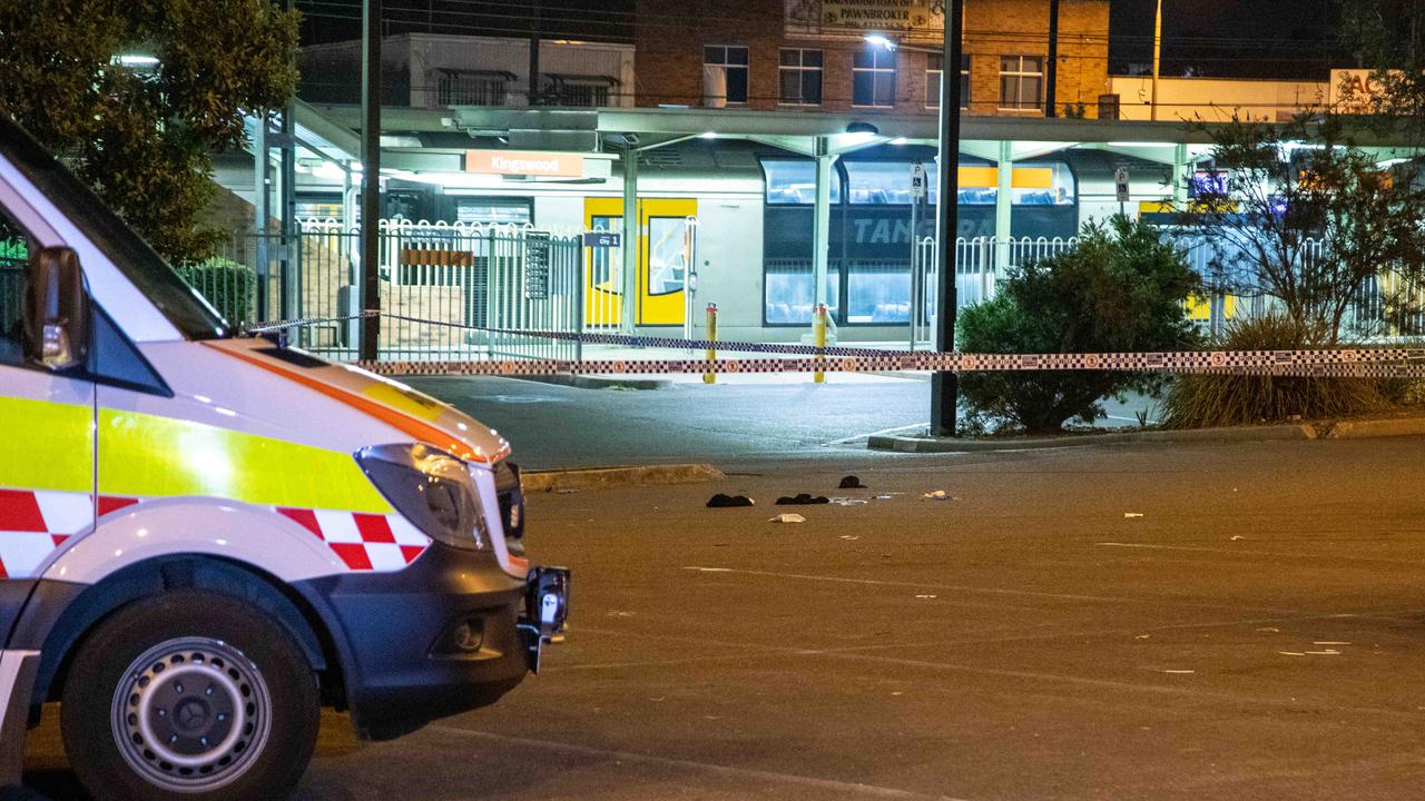 The late-night stabbing comes only two years after two men were stabbed at the same train station. Picture: Dean Asher