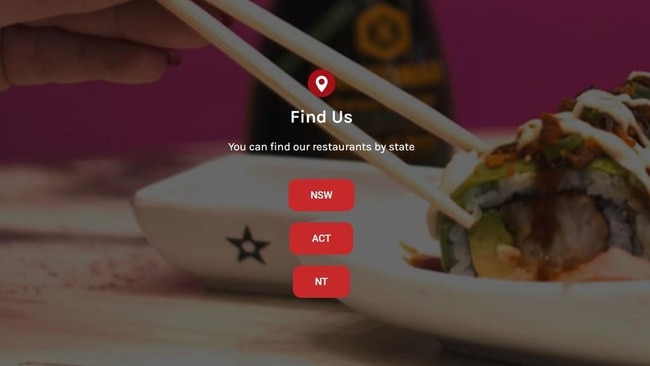 Sushi Bay operated 13 restaurants across three different states and territories and six townships, including Sydney, Forster, Shellharbour, Wollongong, Canberra and Darwin.