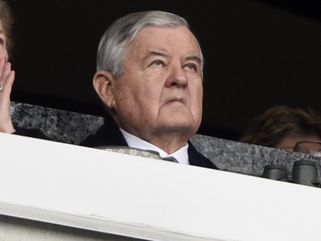 Carolina Panthers owner Jerry Richardson watches his team against Green Bay.