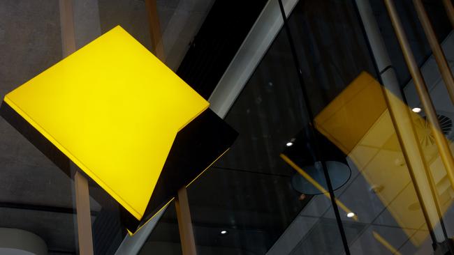 SYDNEY, AUSTRALIA - NewsWire Photos AUGUST 11, 2023: Commonwealth Bank signage in Sydney CBD after reducing interest rates on Friday. Picture: NCA NewsWire / Nikki Short