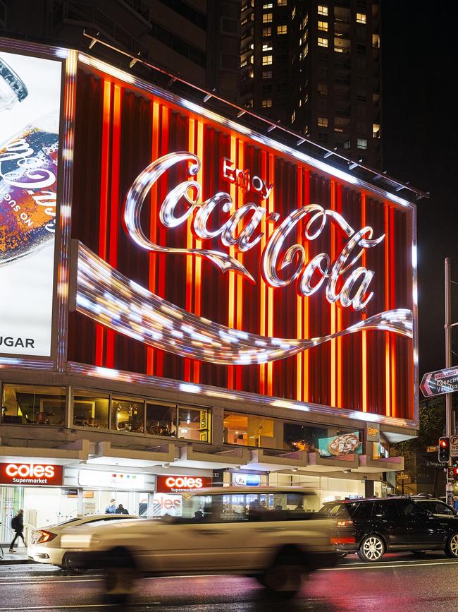 The Coca-Cola sign, Kings Cross, Sydney.