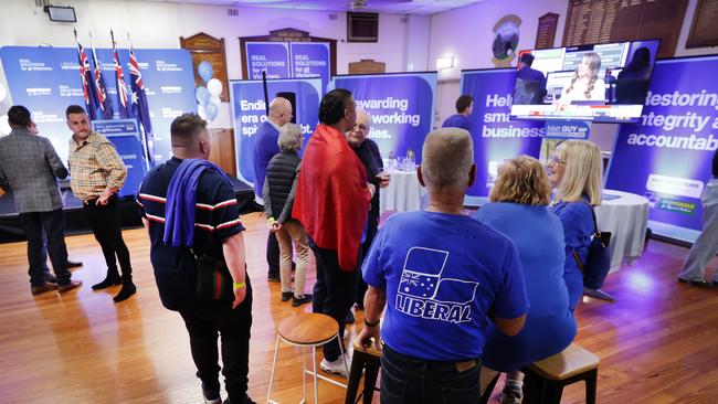 Liberals at Doncaster Bowling Club. Picture: David Caird