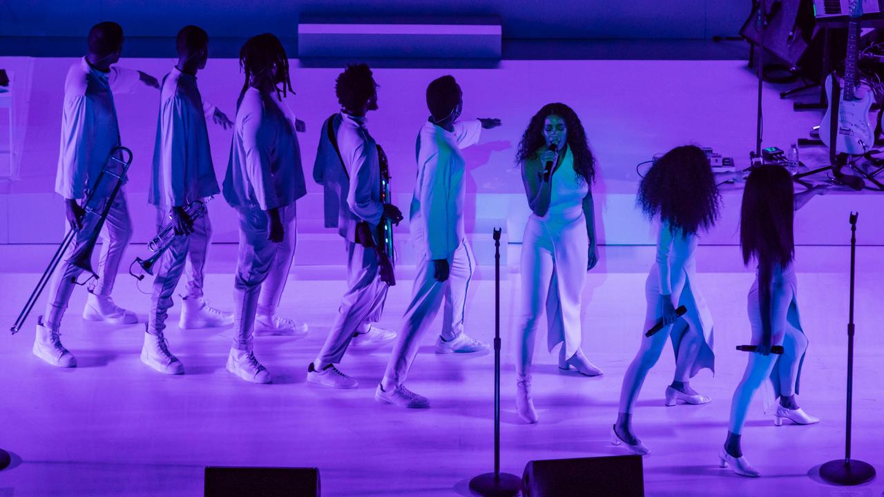 Solange at the Sydney Opera House. Picture: Daniel Boud.