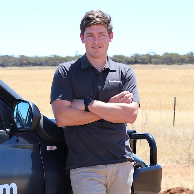 Fraser Kessling has founded an online selling platform for grains and cropping inputs called iinputs.com. Picture: Supplied