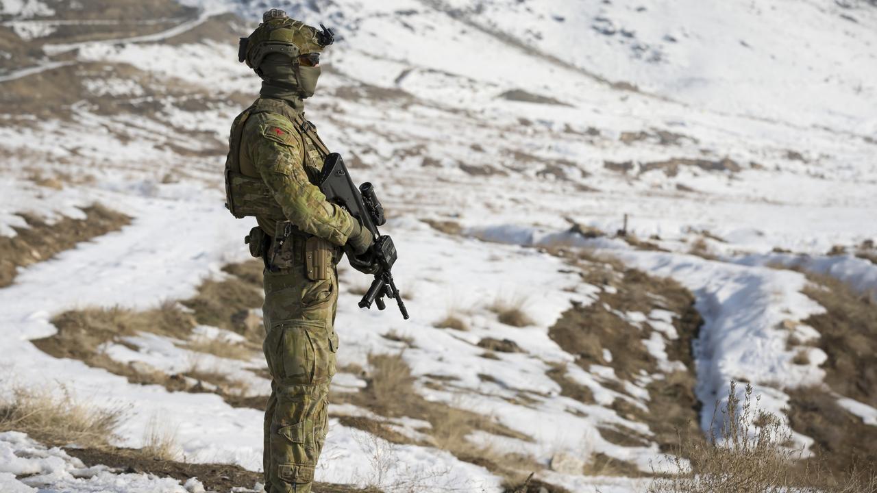 Members of Force Protection Element 12, part of the 300 ADF personnel deployed to Afghanistan as part of Operation Highroad. Picture: Defence