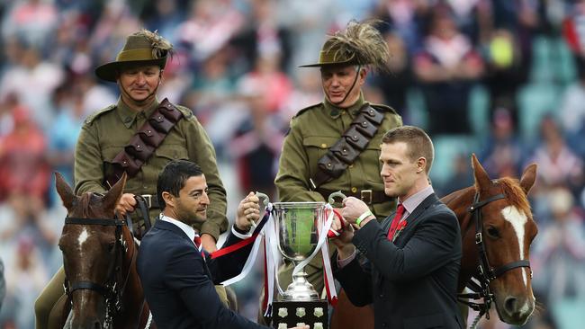 Cronk expressed his excitement in playing the Anzac clash against the Dragons. Picture: Brett Costello