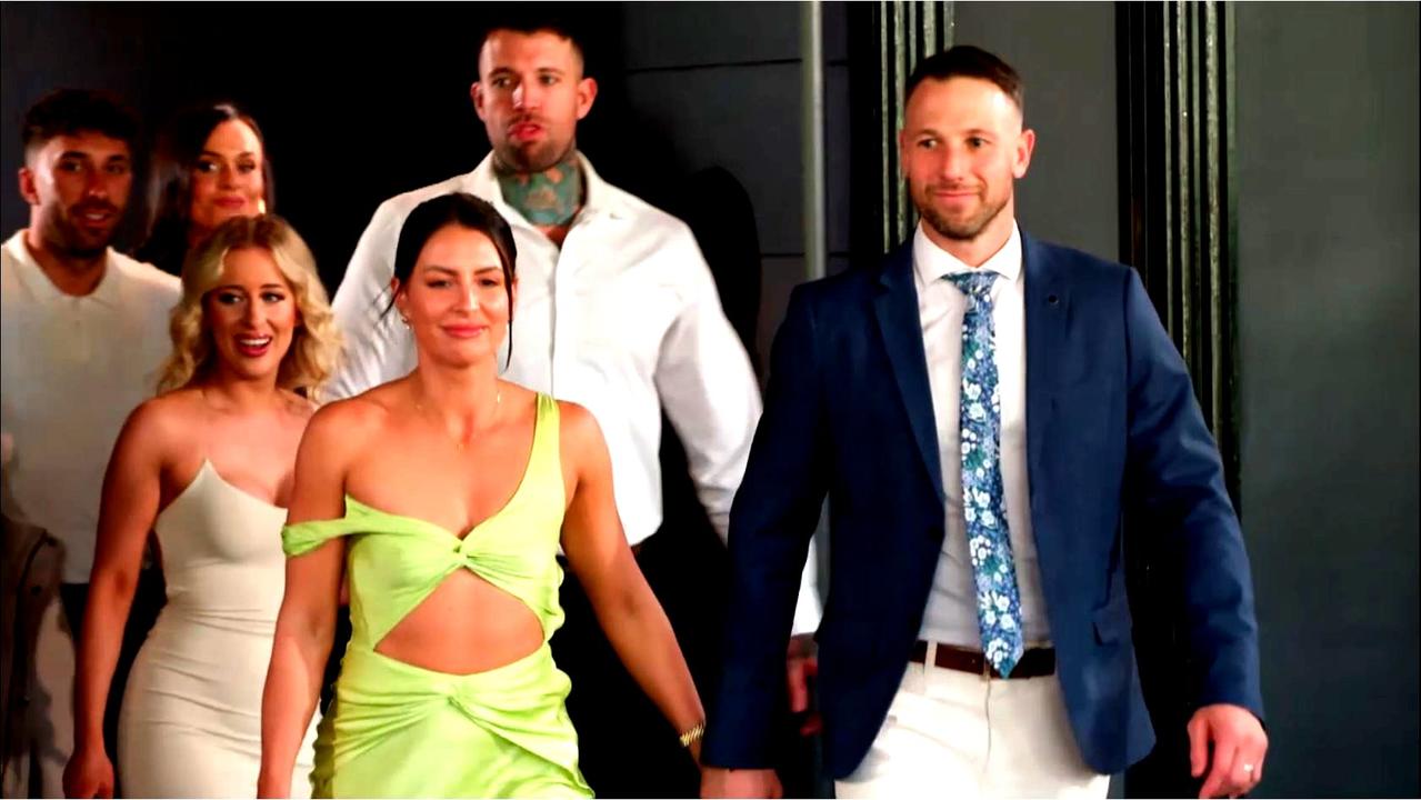 Imagine dreaming of your special day your whole life and then having it crashed by the MAFS freaks. Picture: Channel 9.