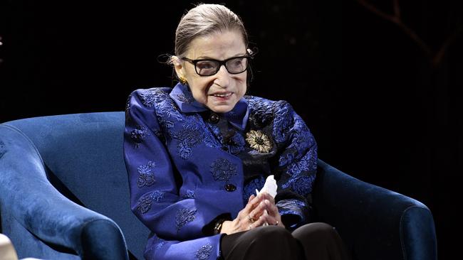 Justice Ruth Bader Ginsburg in 2019. Picture: Getty Images