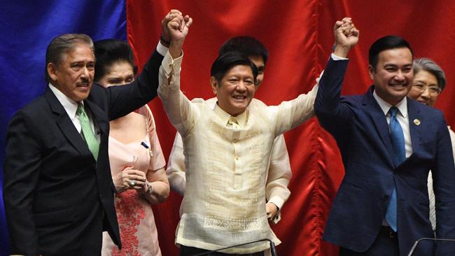 Philippine president-elect Ferdinand ‘Bong Bong’ Marcos in Manila on Wednesday. Picture: AFP