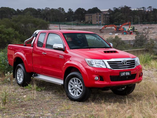 At risk ... The 2004 to 2015 Toyota HiLux ute. Picture: Supplied