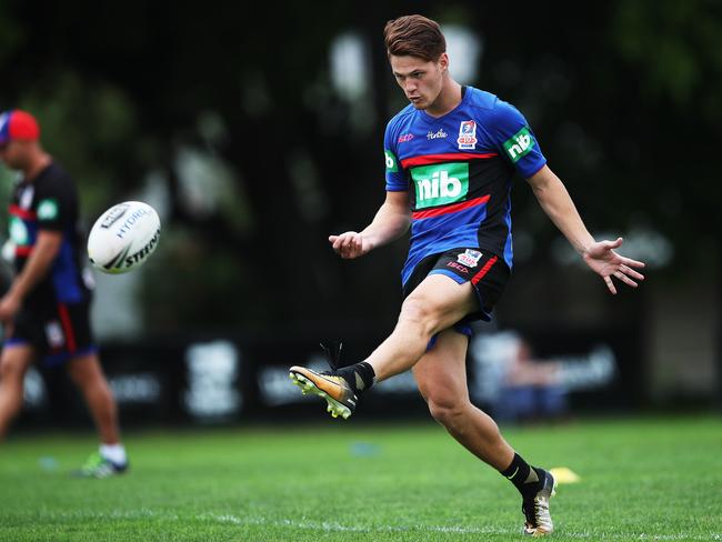 Goal-kicking duties will make Kalyn Ponga VERY attractive. Picture. Phil Hillyard