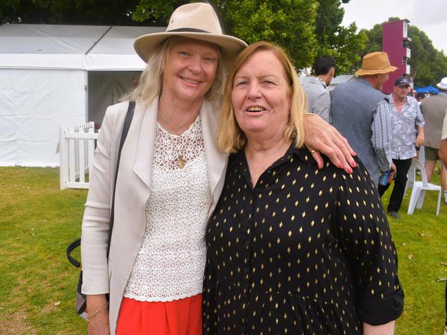 Kim Gear and Rhonda Schuffelen at the Alex Scott &amp; Staff Woolamai Cup on Saturday, February 8, 2025. Picture: Jack Colantuono