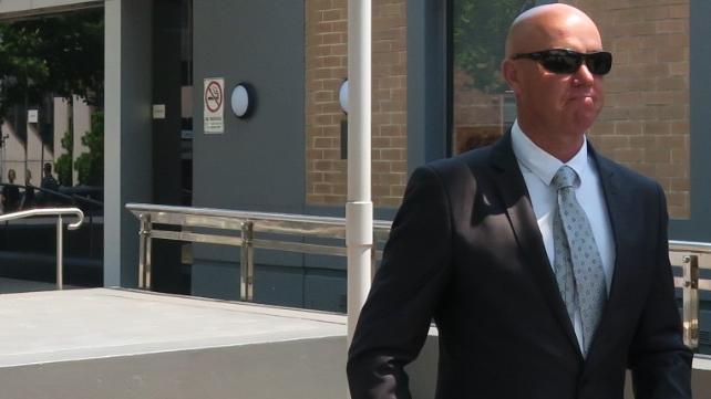 James Scott Church leaving court after a previous appearance. Picture: Richard Noone