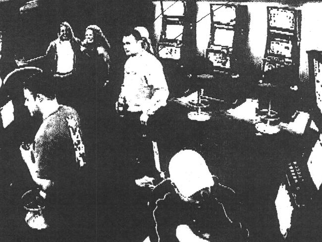 CCTV stills of some of the gatecrashers at the Narellan Hotel on June 14, 2003.