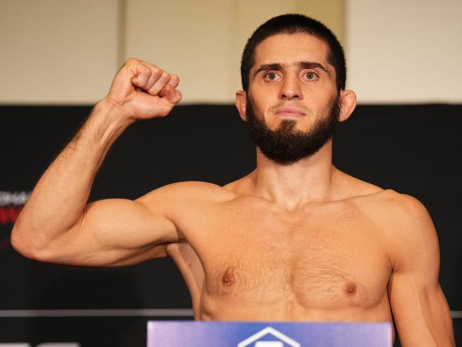 Islam Makhachev is doing his weight cut tough. Picture: Chris Unger/Zuffa LLC)