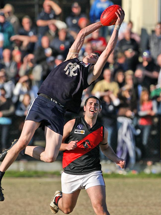 Miller playing in Rosebud’s 2007 flag win.