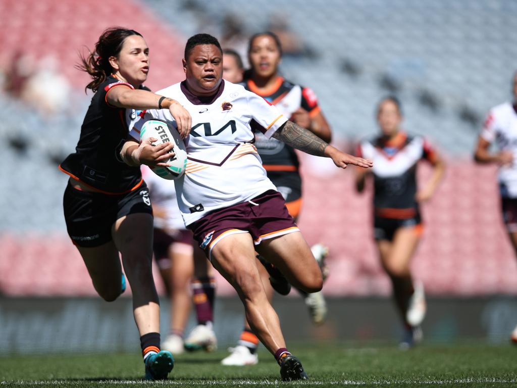 Mele Hufanga has been a great signing by the Broncos. Picture: Getty Images