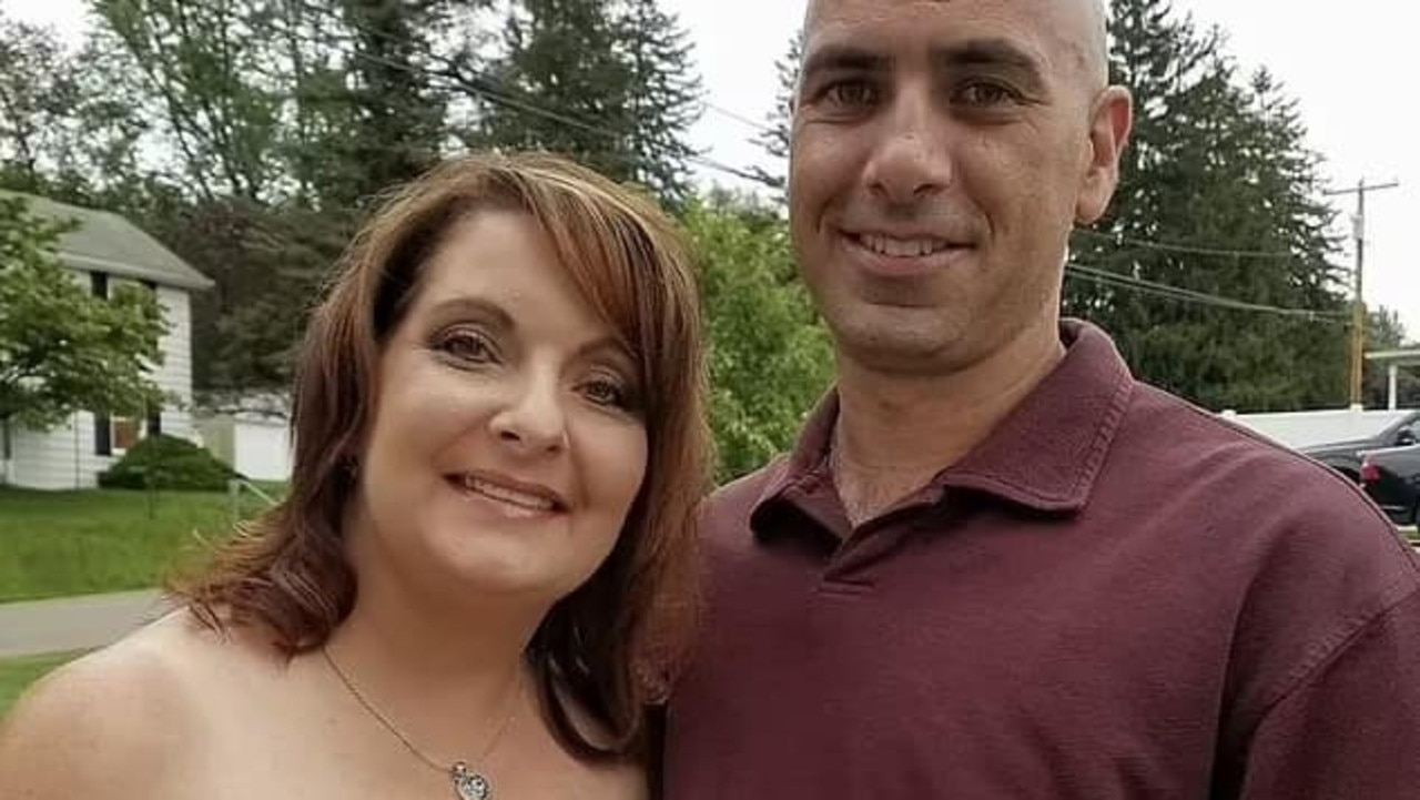 Corey Comperatore (pictured with his wife Helen) was killed at the Donald Trump rally. Source - Facebook