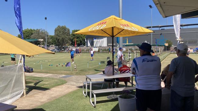 Spectators watch on during day two of the 63rd South Pacific Carnival at Figtree Sports Bowling Club. Photo: Kevin Merrigan