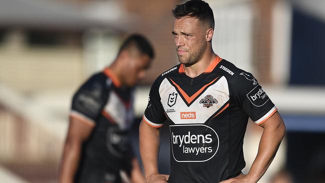 Wests Tigers star Luke Brooks. Picture: Ian Hitchcock/Getty Images