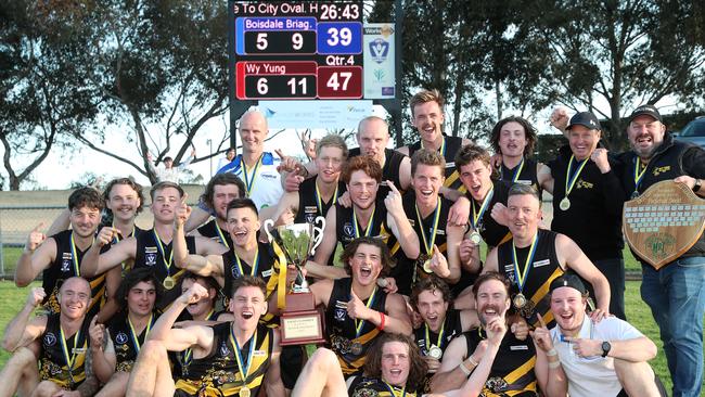 Wy Yung defeated Boisdale-Briagolong in the East Gippsland league grand final. Pictures: Yuri Kouzmin