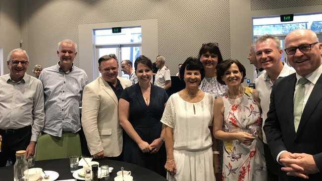 Sunshine Coast mayoral prayer breakfast. More than 100 church leaders and members gathered. Mayor Mark Jamieson with Coast Christians.