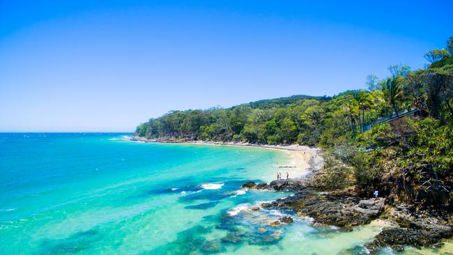 A teenage boy has been seriously injured after being dumped by wave at Noosa Beach. FILE PHOTO