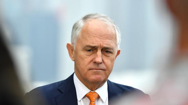 The horror: Malcolm Turnbull has suffered a disastrous slump in popularity in the latest Newspoll. Picture: AAP