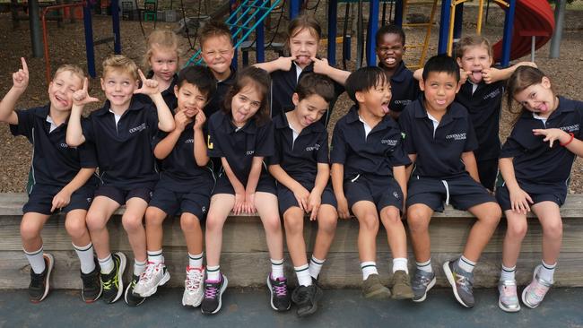 Covenant College Bell Post Hill “FM Marvellous Meerkats” Back row: Esmae Martin, Benjamin Gray, Lily Kettle, Chudier Ojulu, Aayla Nardi, Front row: George Preston, Noah Muller, Mike Torres Martinez, Aaliyah Saunders, Benjamin Wigg, Ephraim Laymay, Ray Cabato, Adriana Ilic. Picture Mark Wilson