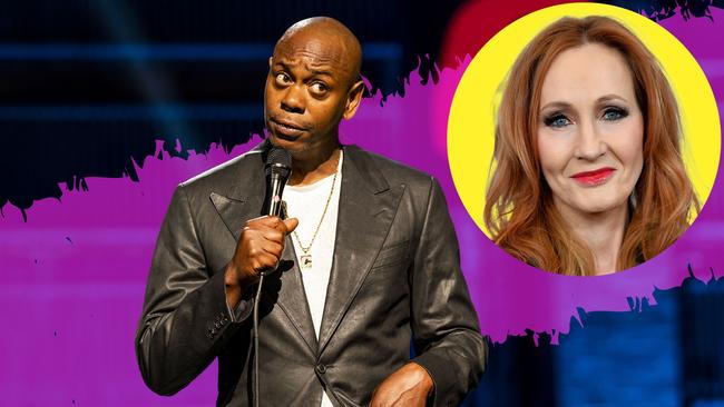 Dave Chappelle and JK Rowling.