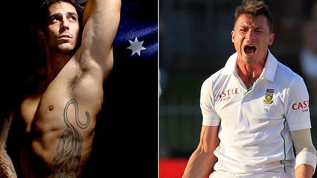 snak medley overvælde Compared: Cricket's Mitch Johnson and Dale Steyn rated by their stats and  tatts | The Courier Mail