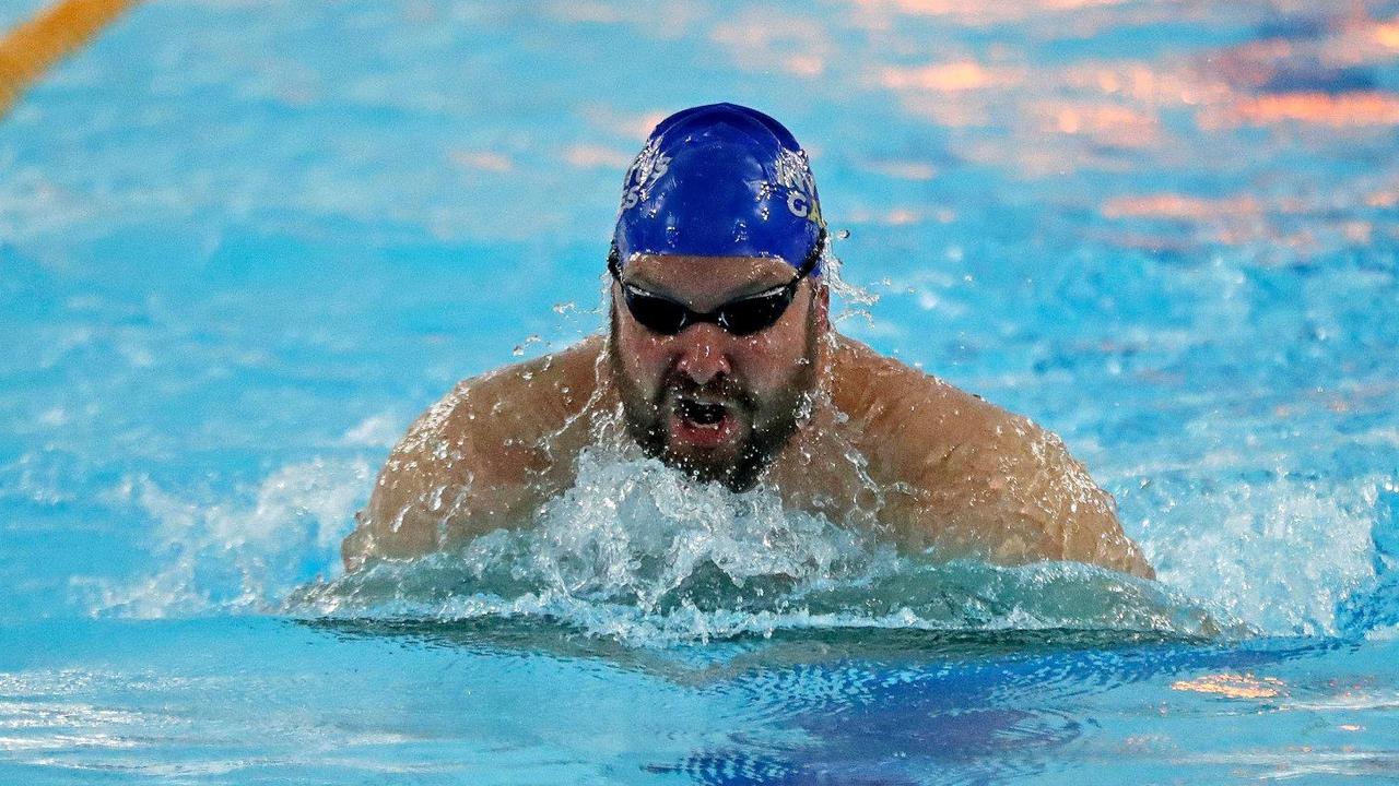 Luke Hill training for the Invictus Games. Source: CSNSW.