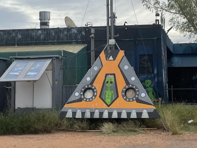 Wycliffe Well, the UFO capital of Australia, in April 2024. Picture: Gera Kazakov NT Northern Territory