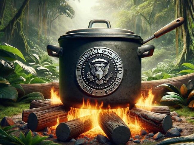 Somewhere in PNGâs remote mountain highlands is a cooking pot with Joe Bidenâs name on it. Image: ChatGPT
