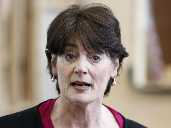 Former president of the Law Council of Australia Fiona McLeod was parachuted in as the Labor candidate after the party dumped ex political staffer Josh Spiegel. Picture: AAP