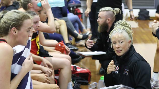 Southern Saints coach Jade Heinrich Picture: David Crosling