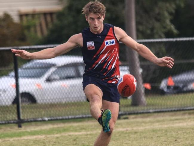 Simon Hawkins was in Waverley Blues best players in their first win of the year. Picture: Davis Harrigan