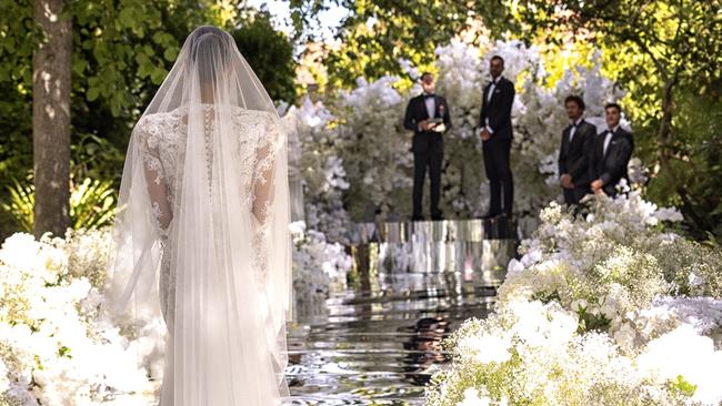 The magical wedding of Aziz and Bailey. Picture: Yervant Photography