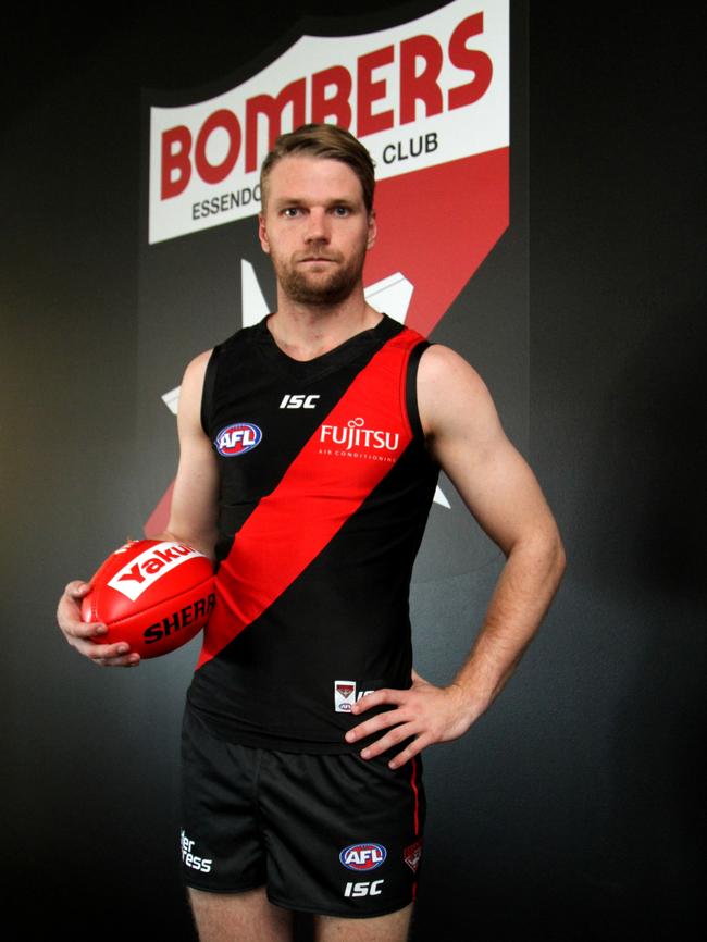 Stringer is now a Bomber. Picture: essendonfc.com.au