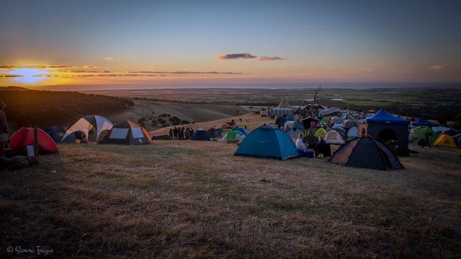 Camping at sunset Dougstock 2. Picture: Supplied