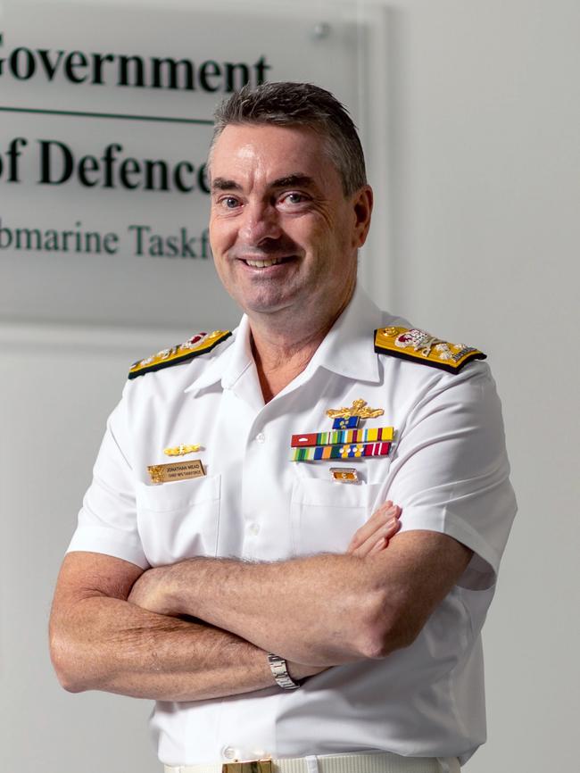 Vice Admiral Jonathan Mead. Picture: NCA NewsWire / Gary Ramage