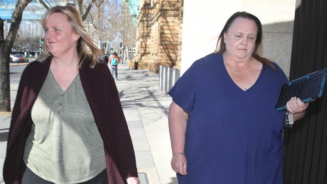 Naomi Joy Porter (right) and Torie Lee-Anne Cooper last month launched legal action against their father and his new wife. Picture: Dean Martin