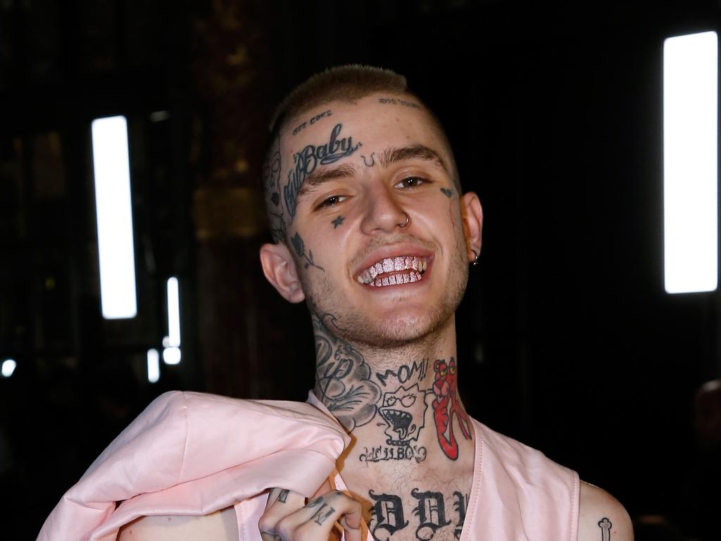 Rapper Lil Peep, 21, was found dead on his tour bus in Arizona on November 15, 2017, from an overdose of fentanyl and xanax.. Picture: Getty Images