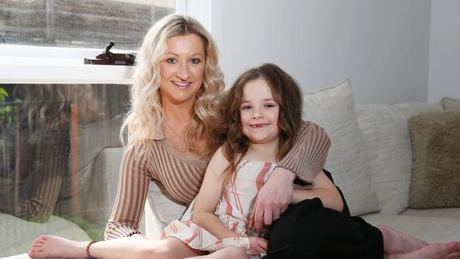 Megan Daniel and her daughter Ivy. Picture: Alan Barber