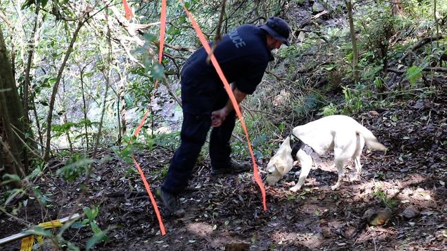 Police searched bushland in the state’s Illawarra. Picture: NSW Police