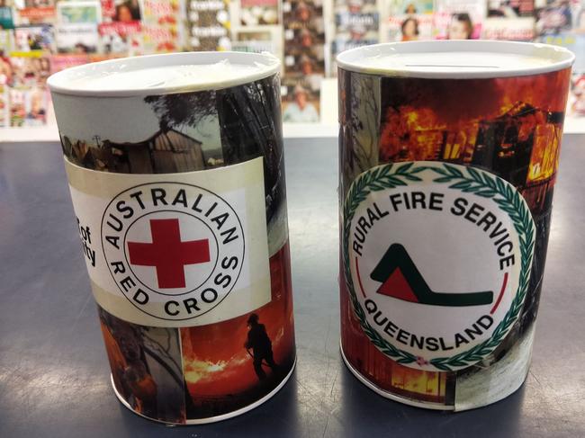 Dig deep and donate to bushfire donation tins which will be seen on the streets of capital cities.