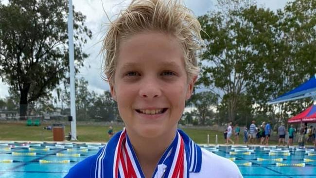 ALL GOLD: Allora swimmer Bailey Harm had an impressive carnival at the Darling Downs trials, qualifying for seven events from seven swims.