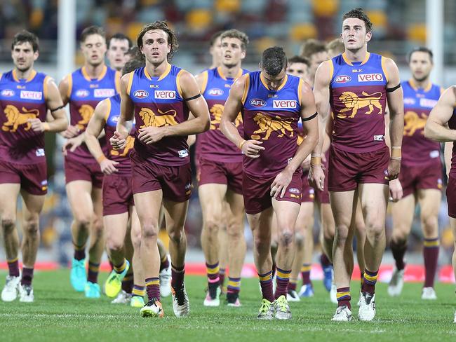 The Lions face Essendon next weekend. Picture: Chris Hyde/Getty Images