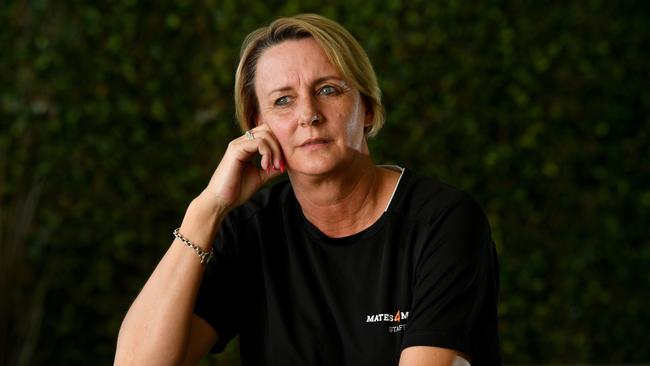 Marcia Morgan works with veterans support charity Mates4Mates. Picture: Evan Morgan