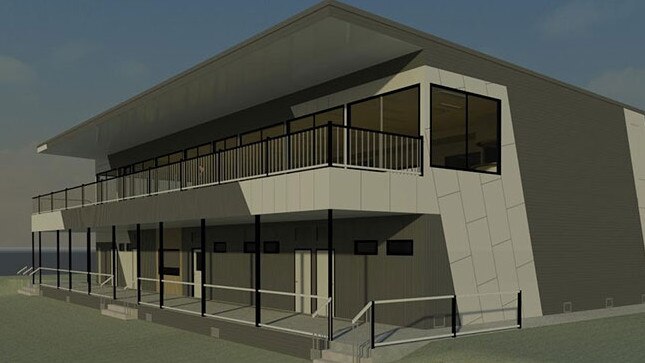 An artist’s impression of the new H.E Parker Pavilion. Picture: Maroondah Council